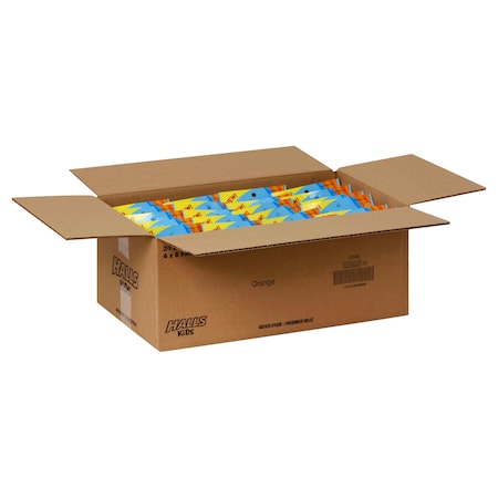 Halls Halls Kids Orange Lollipops 10 Count, PK24 00302